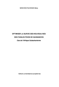 Optimiser la survie des nouveau-nes des faibles poids de naissances