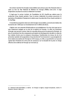 La stratégie énergétique dans le cadre du développement durable: