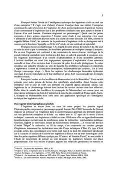 L'intelligence technique des ingénieurs civils des mines