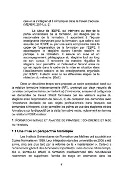 La visite formative des professeurs des écoles stagiaires