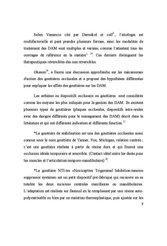 Efficacité des Orthèses dans le Dysfonctionnement Temporomandibulaire