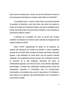 Efficacité des Orthèses dans le Dysfonctionnement Temporomandibulaire
