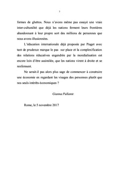 Education, mondialisation et culture