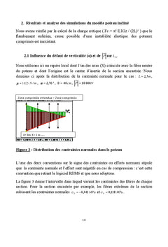Resistance statique de materiaux aux sollicitations thermomecaniques