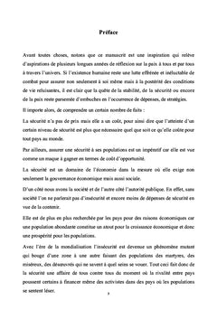 Politiques de securite, depenses de securite en Afrique Subsaharienne