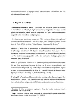 La géostratégie de l'Iran au Moyen-Orient