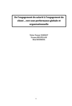 De l'engagement du salarié à l'engagement du client