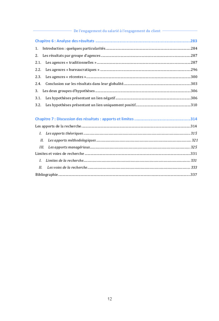 De l'engagement du salarié à l'engagement du client