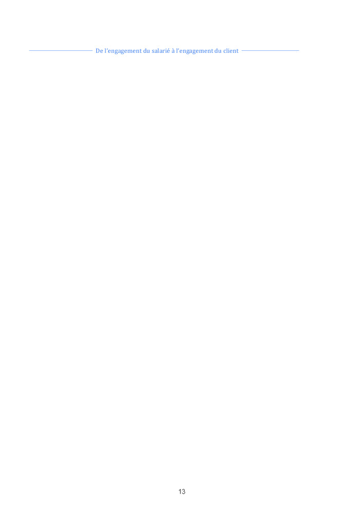 De l'engagement du salarié à l'engagement du client