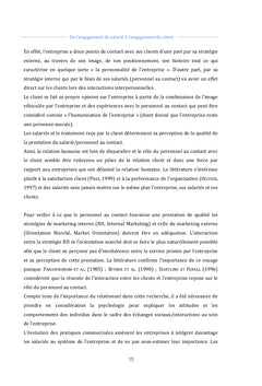 De l'engagement du salarié à l'engagement du client