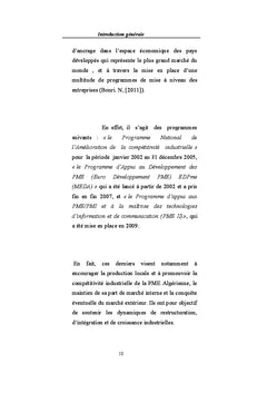 PME et performance en Algerie