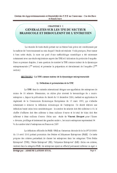 Manuel de gestion des approvisionnements