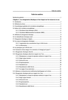 Impact de changement climatique sur la ressource en eau (Haut Cheliff)