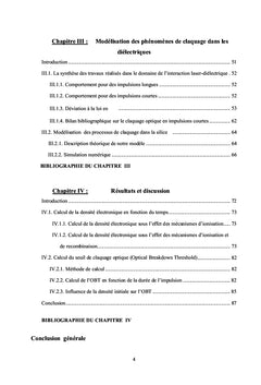 Interaction lasers avec un diélectriques (Lasers ultracourtes)