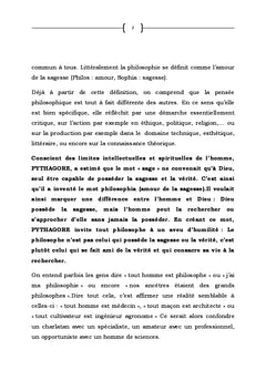 Notions sur la philosophie du développement