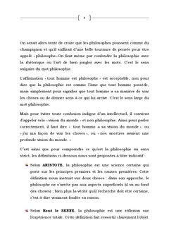 Notions sur la philosophie du développement