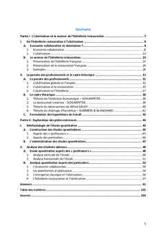 L'ubérisation en Hôtellerie-Restauration
