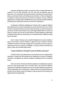 L'ubérisation en Hôtellerie-Restauration