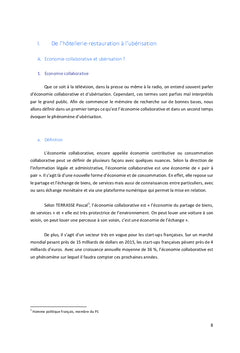 L'ubérisation en Hôtellerie-Restauration