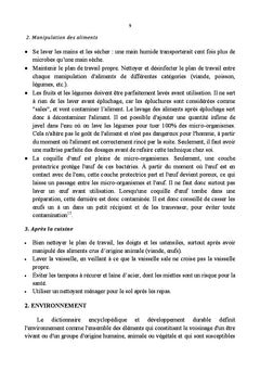 Cours d'Hygiène et Gestion de l'environnement