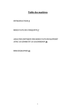 Les déterminants sociaux du genre dans le milieu professionnel