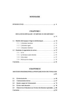 Les éducateurs spécialisés et leurs écrits