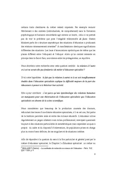 Les éducateurs spécialisés et leurs écrits