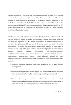 Evaluating the Effectiveness of the Procurement Acts