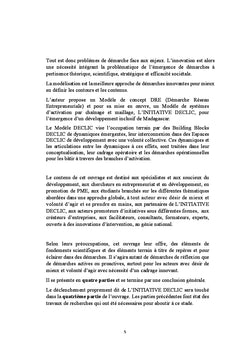 DeCLIC pour l'emergence d'un Developpement Inclusif