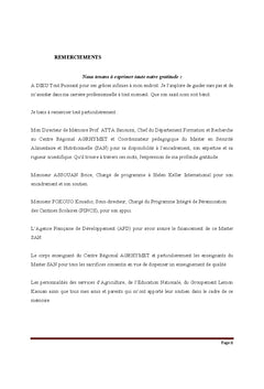 Effet des «groupements agricoles liés aux cantines scolaires»