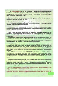 Système de Riziculture Intensive