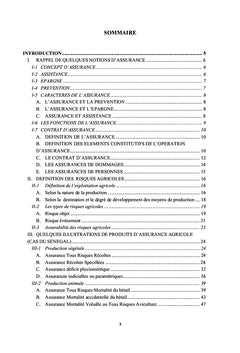 Notions d'assurances agricoles et illustrations en Afrique sub-saharienne
