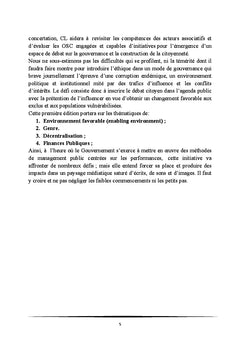Le suivi citoyen de l'action publique au Cameroun