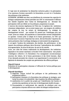 Le suivi citoyen de l'action publique au Cameroun