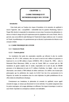 Analyse des risques Hydrologiques dans trois quartiers de Douala