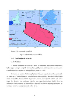 Analyse des risques Hydrologiques dans trois quartiers de Douala