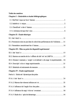Éolienne à axe verticale: Etude et réalisation
