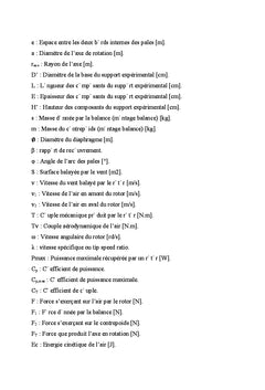 Éolienne à axe verticale: Etude et réalisation