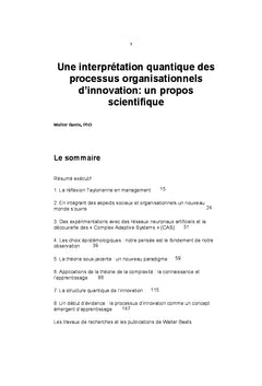 Une interprétation quantique de l'innovation