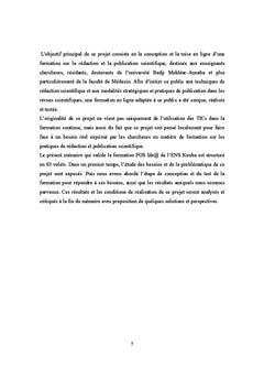 Conception et mise en ligne d'une formation universitaire