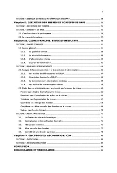 Amélioration de la performance du réseau informatique