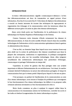 Amélioration de la performance du réseau informatique