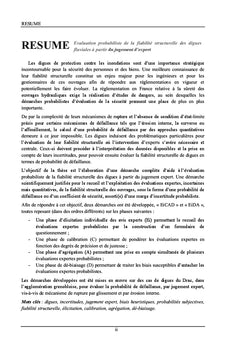 Evaluation de la fiabilité structurelle par jugement d'expert