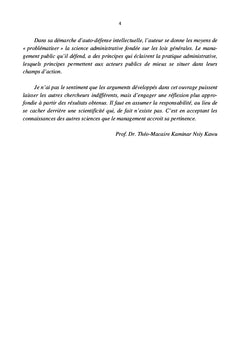 De la Science Administrative au Management public