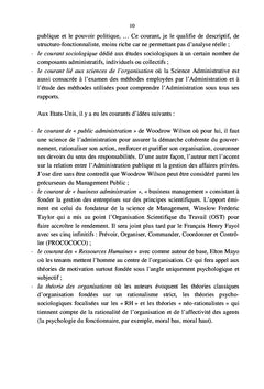 De la Science Administrative au Management public