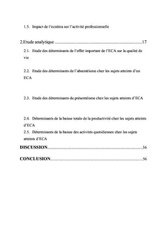 Qualite de Vie Chez Les Sujets Atteints D'une Dermatite Allergique
