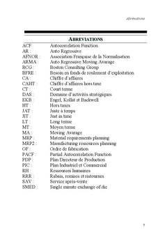 Objectifs, methodes et application de la prevision des ventes