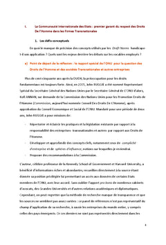Business International & Droits De L'Homme : l'equation insoluble ?