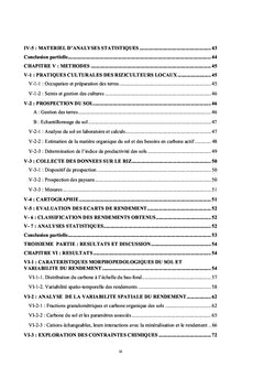 Diagnostic de la variabilité des rendements en riziculture de bas-fond