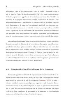 Trois essais en économie de la santé